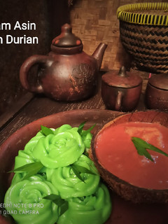 Foto resep Kue Talam Asin Kuah Durian