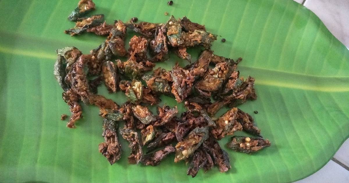 Crispy kurkure Lady's Finger Recipe by Honey Bee Cookpad