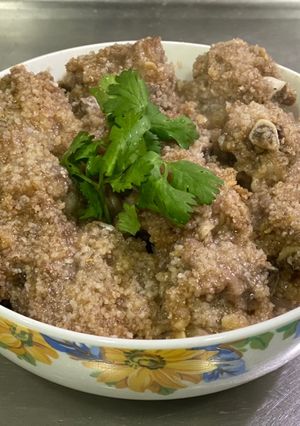 粉蒸蒜香排骨芋頭 的食譜成品照片