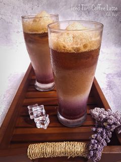 Foto resep Iced Taro Coffee Latte