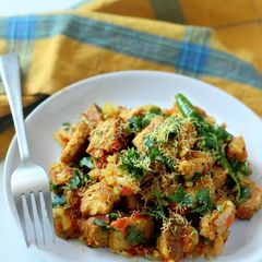 A picture of Bread Upma.