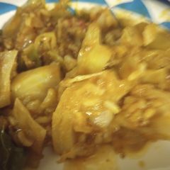 A picture of Rice and Cabbage Stew.
