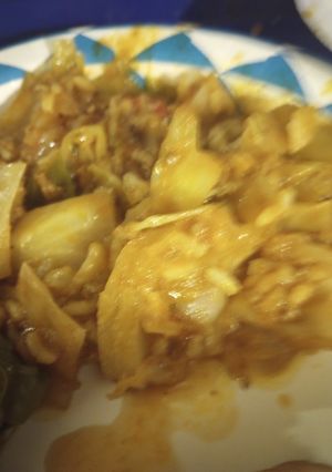 A picture of Rice and Cabbage Stew.