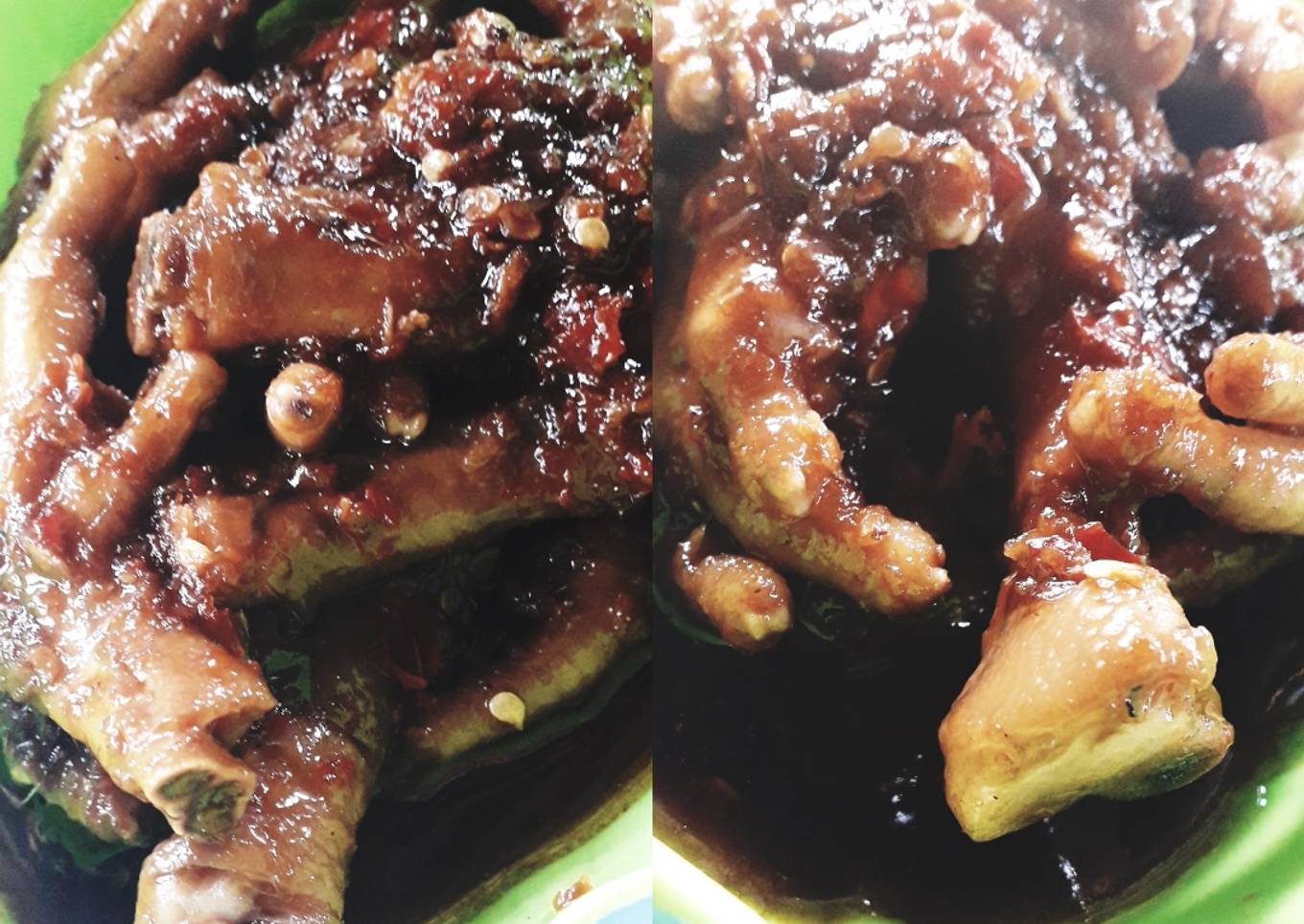 Ceker pedas manis