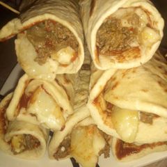 A picture of Bread shawarma.
