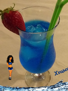 Φωτογραφία της συνταγής Blue Lagoon Cocktail🍹