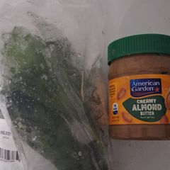 A picture of Keto "Spinach and Almond Butter" pancake.