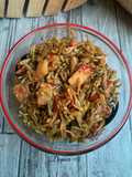 Tumis bunga pepaya | ikan asin