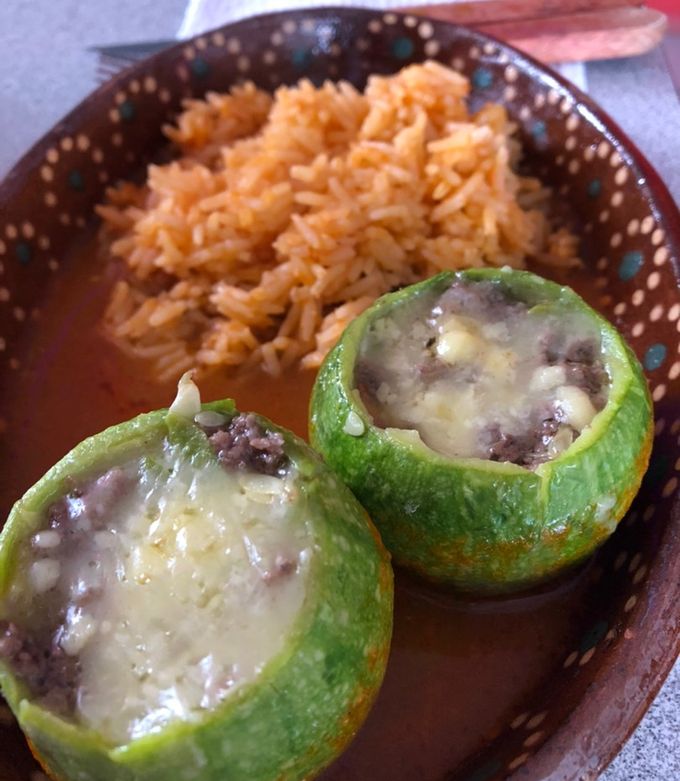 Una foto de Calabazas rellenas de carne molida