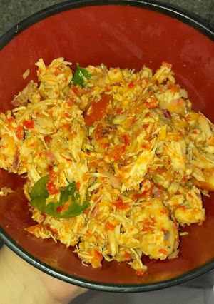 Foto resep Ayam suwir kecombrang