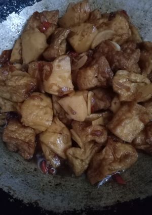 Foto resep Oseng tahu+putih telur