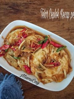 Foto resep Telor Ceplok Kecap Pedas