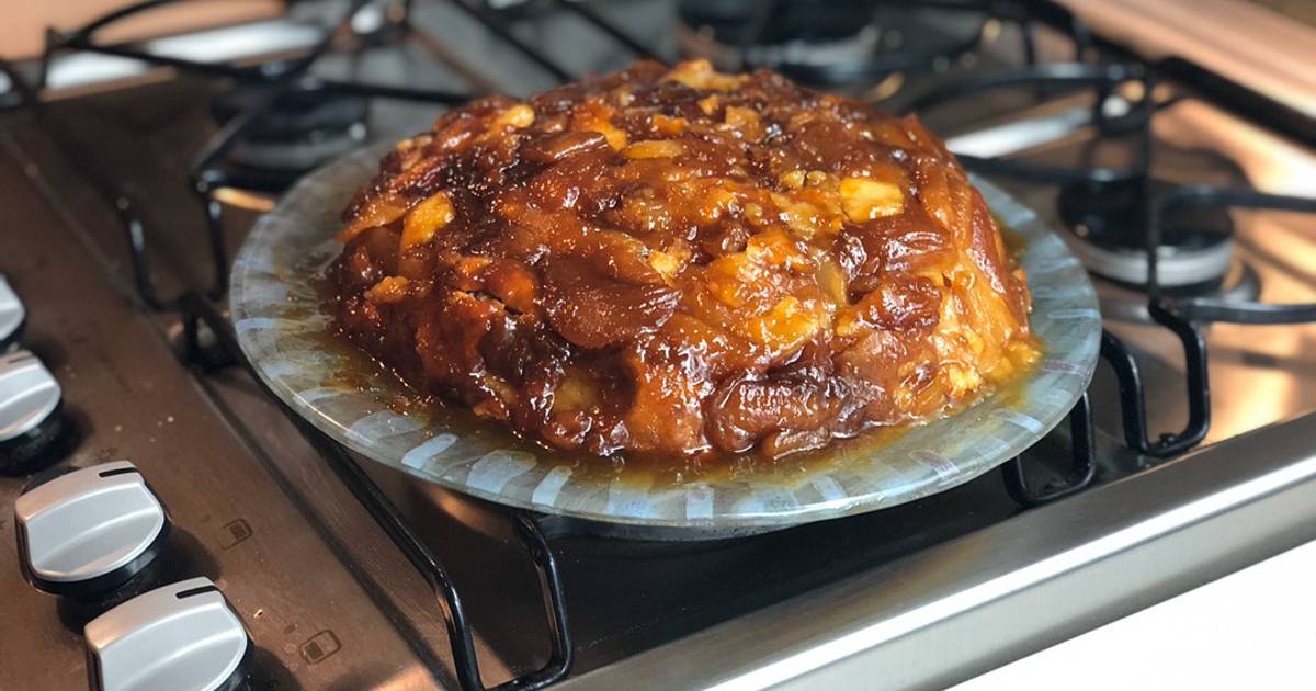 Torta Invertida Manzanas Y Peras Receta De Lula Barberis Cookpad