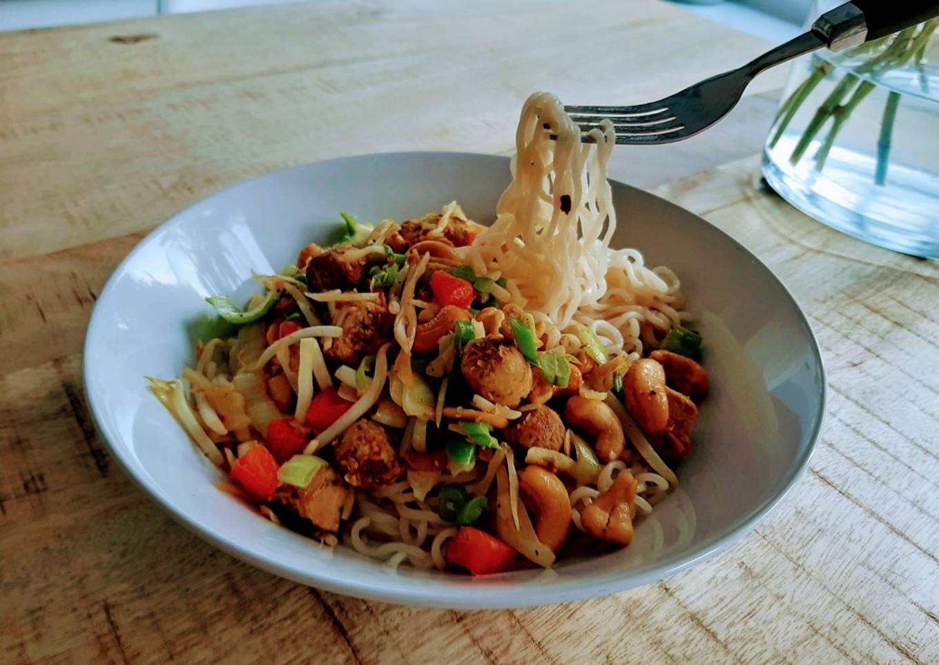 Quorn sausage stir-fry