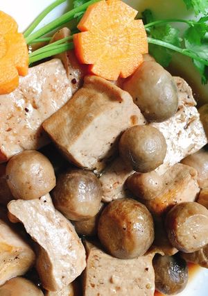 Hình của món Đậu Hủ Kho Nấm.