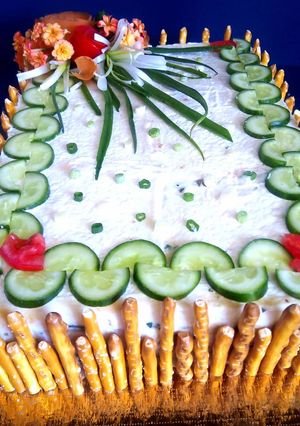 عکسی از دستور کیک مرغ مجلسی آشپزخونه لی لی