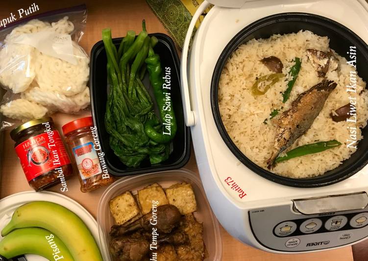 Nasi Liwet Magic Com Praktis 👉🏻 Bekal Piknik