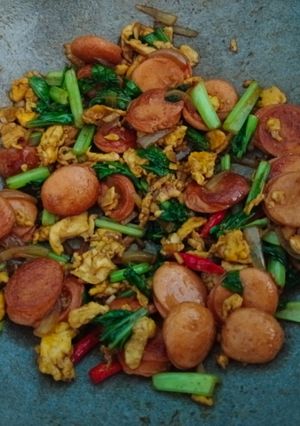 Foto resep Sosis telur saus mentega