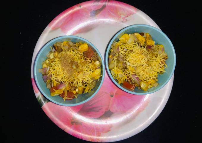 Sweet Corn chaat Recipe