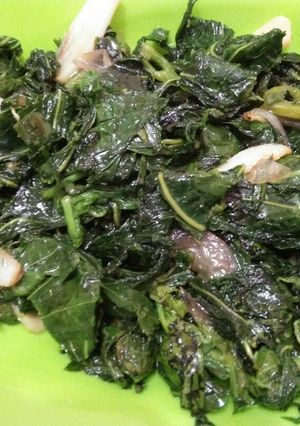 Foto resep Tumis daun singkong