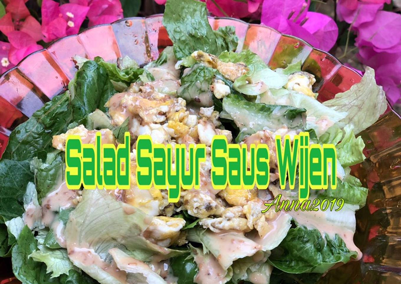 Salad Sayur Saus Wijen