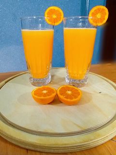 عکسی از دستور شربت نارنگی و لیمو شیرین🍊🧡