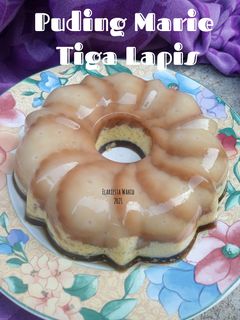 Foto resep Puding Marie Tiga Lapis