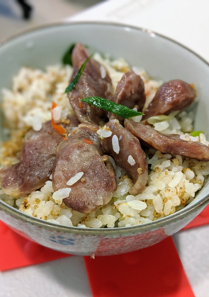 團圓酒香臘腸炊飯 的食譜成品照片
