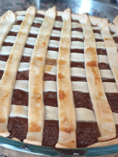 Una foto de Pasta frola de dulce de leche