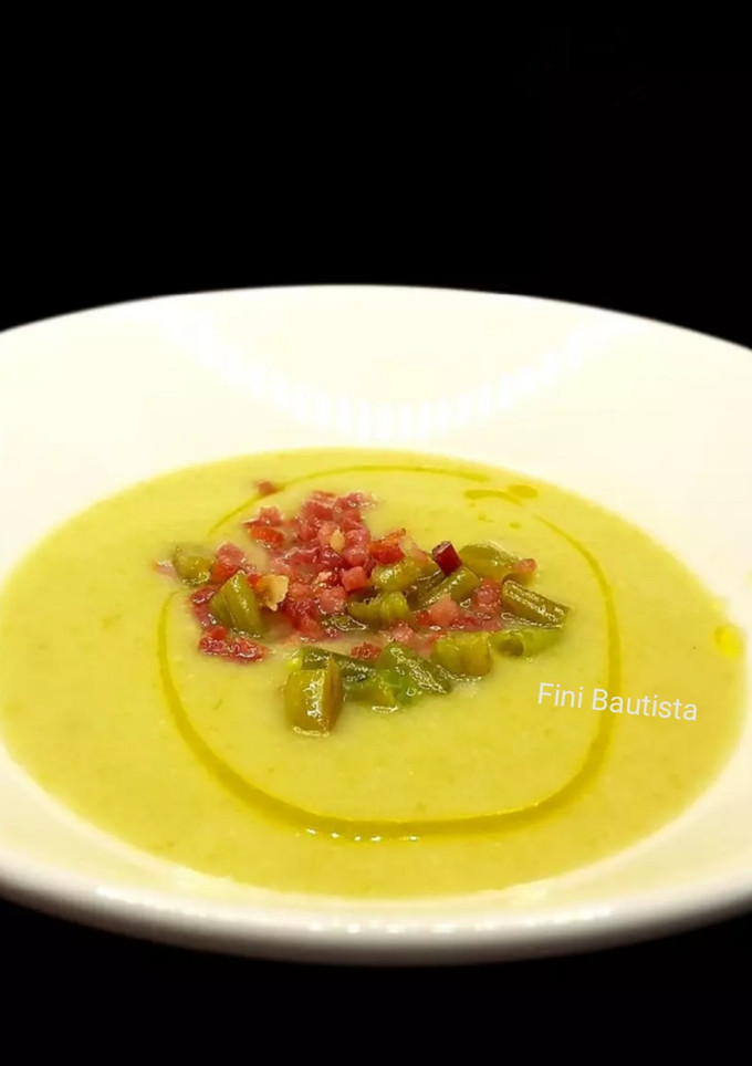 Una foto de Crema de judías (bajocas)