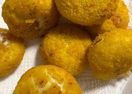 Crocantes de queijo na Air fryer