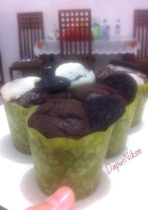 Foto resep Chocoreo Muffin (no mixer)