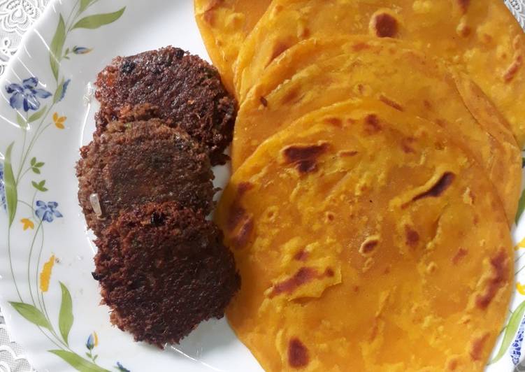 Tikiya and Paratha