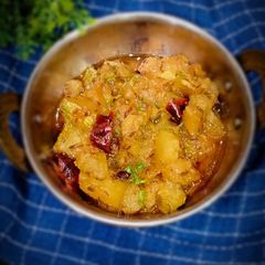 A picture of Kaddu ki sabji.