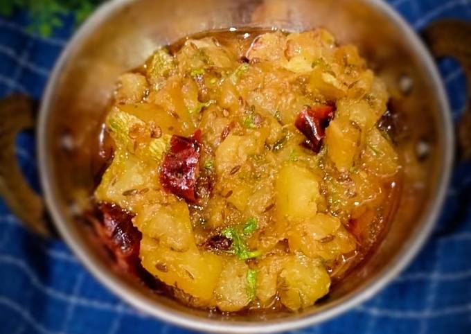 Kaddu Ki Sabji Recipe By Dolly Kachhwani - Cookpad