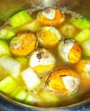 Bầu um hột vịt lộn