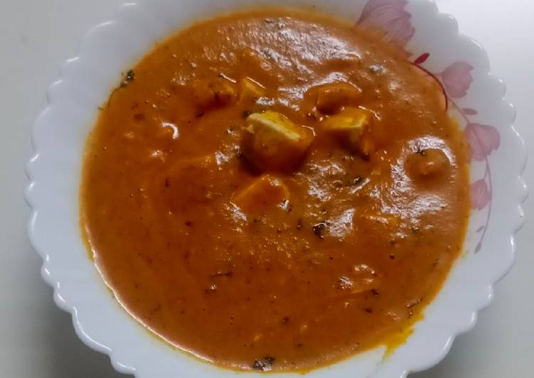 Easiest Way to Make Homemade Paneer makhni gravy