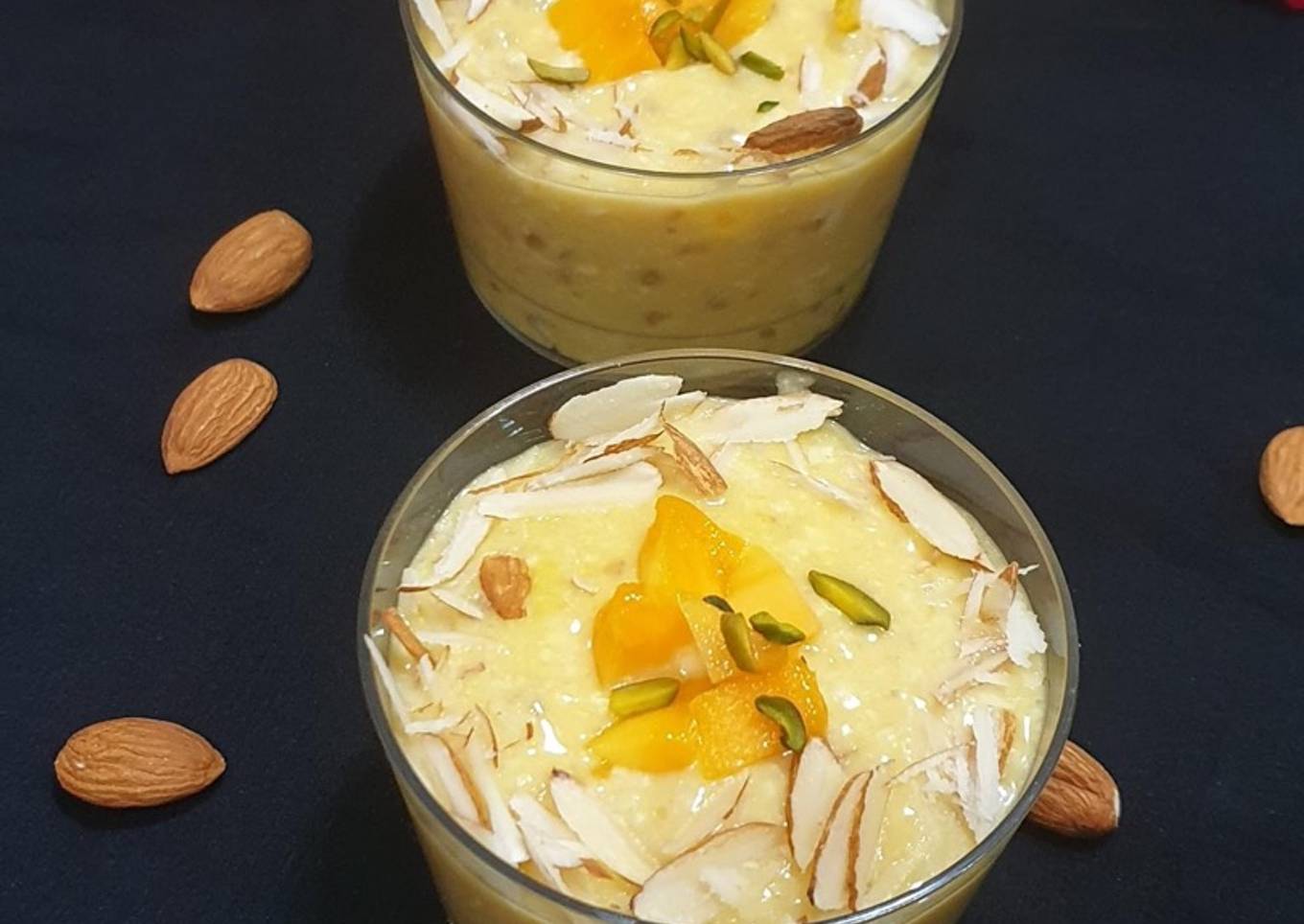 Mango sago kheer