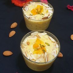 A picture of Mango sago kheer.