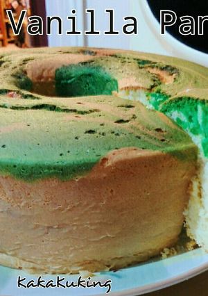Foto resep BOLU MARBLE VANILLA PANDAN