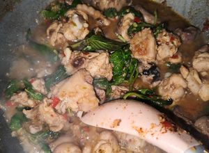 Gambar Ayam daun selasih