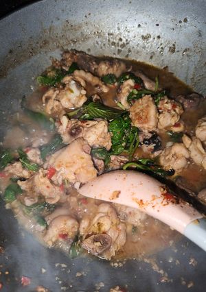 Gambar Ayam daun selasih