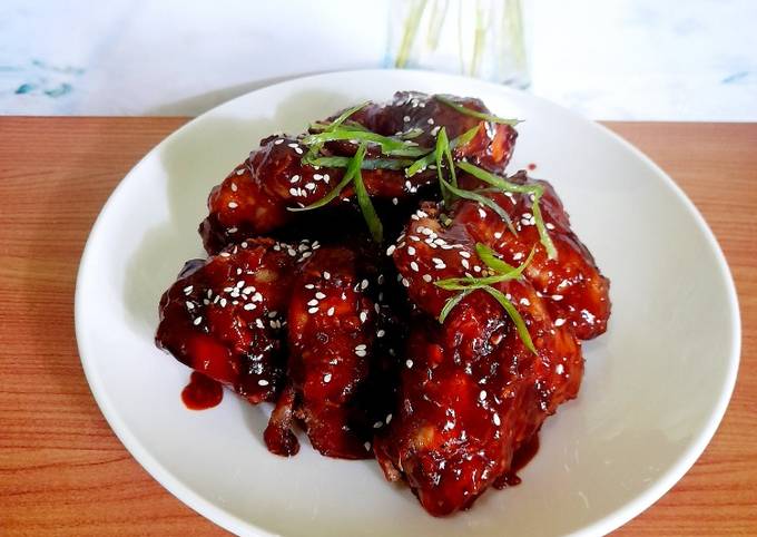 Resep Korean chicken wings yang Sempurna