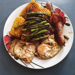 A picture of Unusual fried Breakfast.