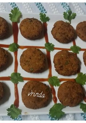 A picture of Crispy besan ki tikki.