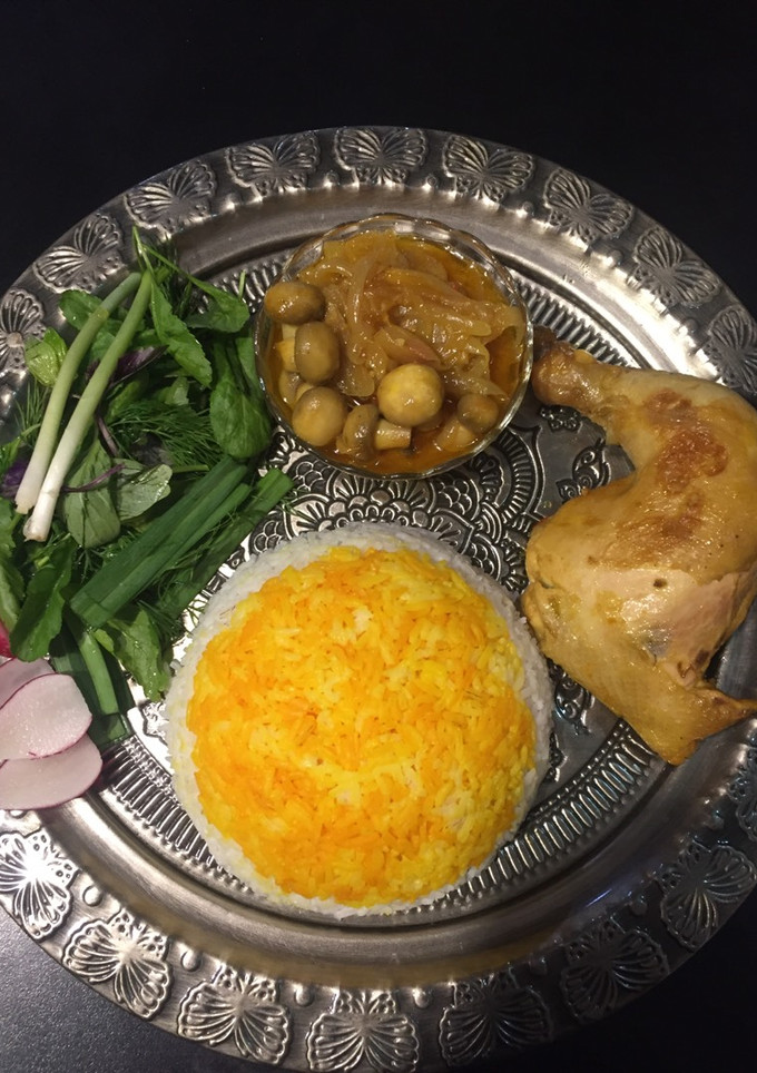 عکسی از دستور مرغ پرتقالی 🍊🍊