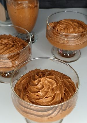 A picture of Light Chocolate Mascarpone Mousse.