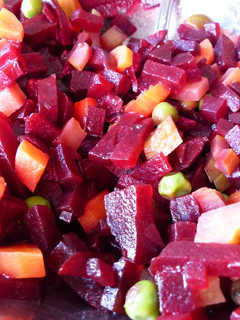 Una foto de Ensalada de remolacha