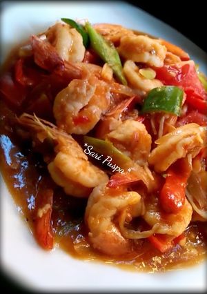 Foto resep Udang asam manis pedas