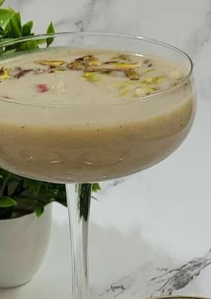 A picture of Makhana shake.